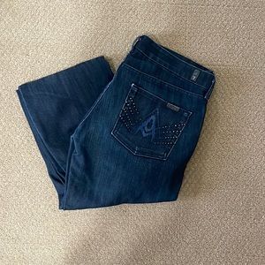 7 for All Mankind A Pocket Jeans - size 30 GUC